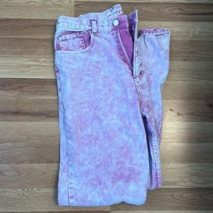 Mokuyobi Acid Wash Pink Jeans